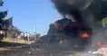 Konya'da saman balyası yangını