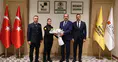 Konya İtfaiye Teşkilatı Heyeti'nden Başkan Altay’a ziyaret