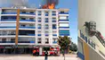 Konya'da yangın paniği. 5 katlı apartmanda alevleri gören 112'yi aradı