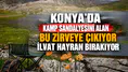 Konya'da kamp sandalyesini alan bu zirveye çıkıyor: İlvat hayran bırakıyor