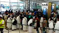 Binlerce umreciyi korku sardı: Husilerin Riyad Havaalanı saldırısı görüntüleri