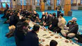 Konya'daki bu iftarın menüsünde simit, hurma, zeytin ve  peynir var