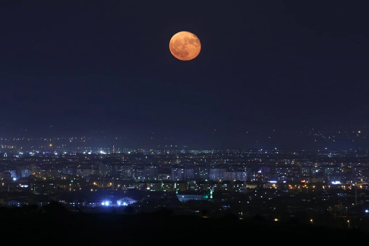 Konya'da güne damga vuran fotoğraf