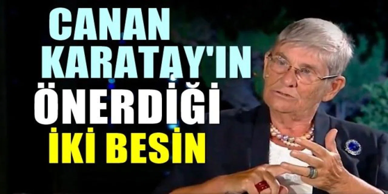 Canan Karatay'ın önerdiği süper 2 besin.. Sınır tanımadan herkes tüketebilir