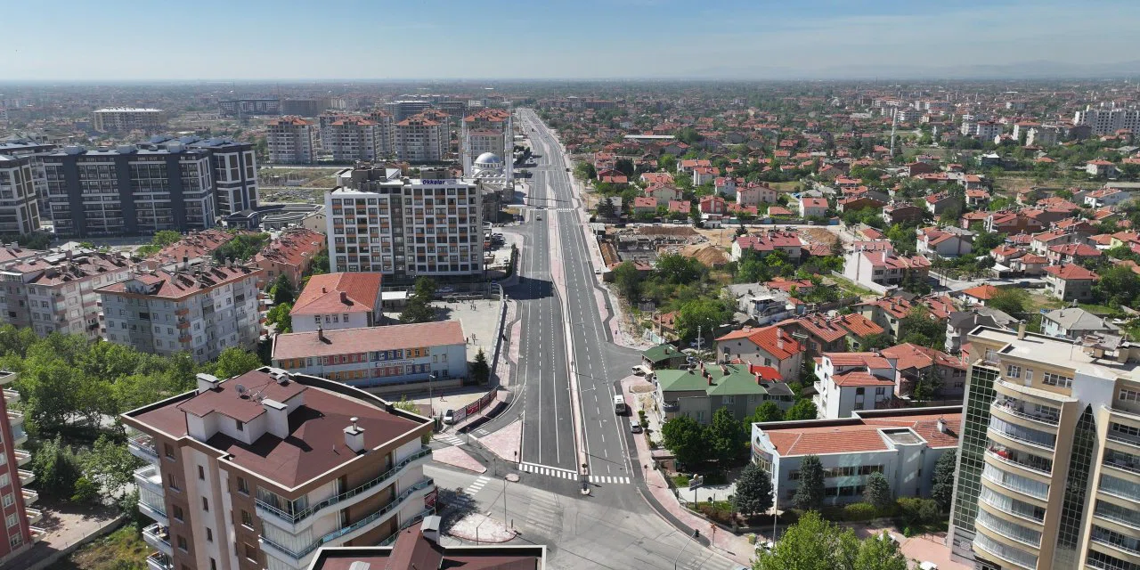 Konya'da iki caddeyi bağlayan yol hizmete girdi