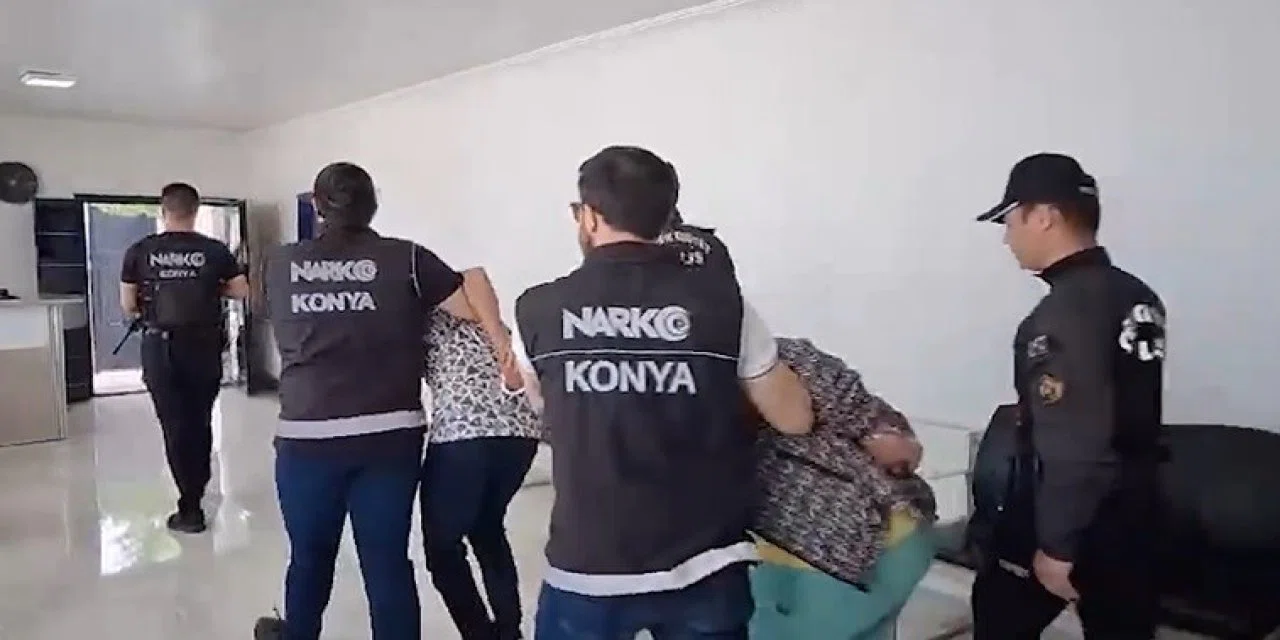 Konya'da 250 bin liralık uyuşturucu yakalandı