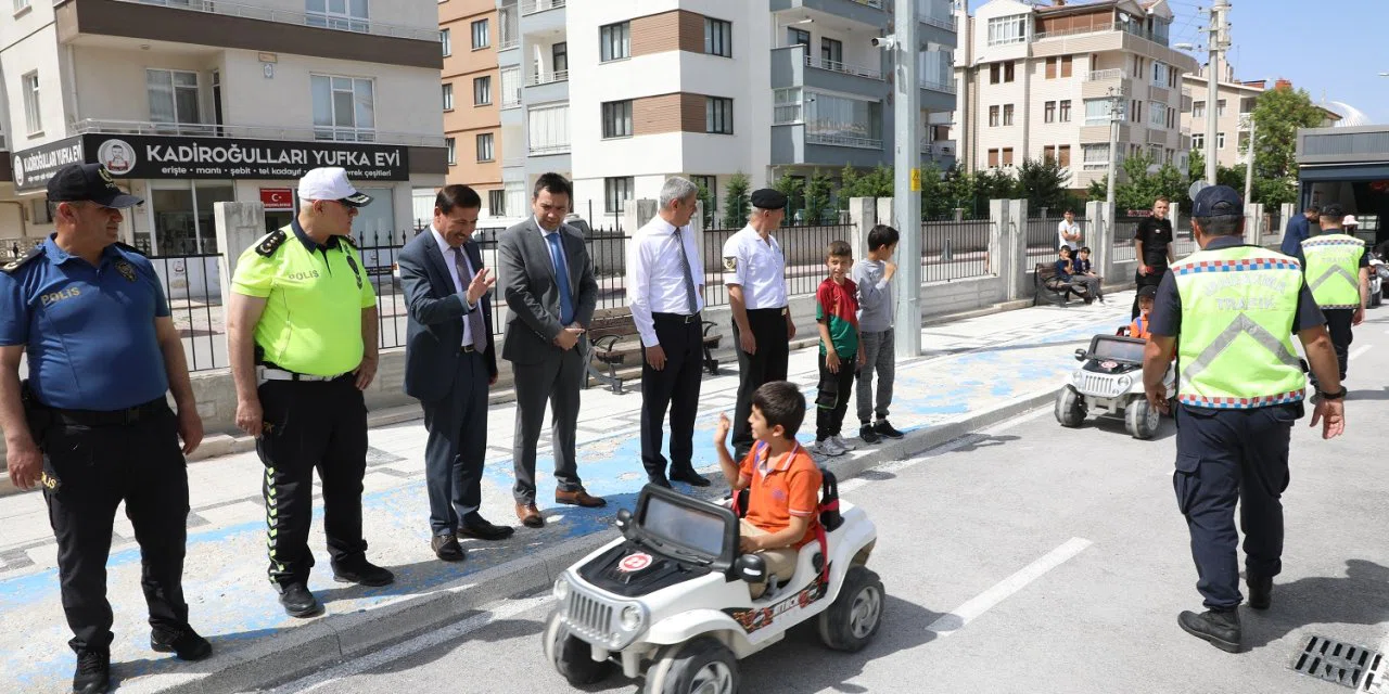 Konya'da trafik kültürü artacak! 6 bin 500 öğrenci katıldı