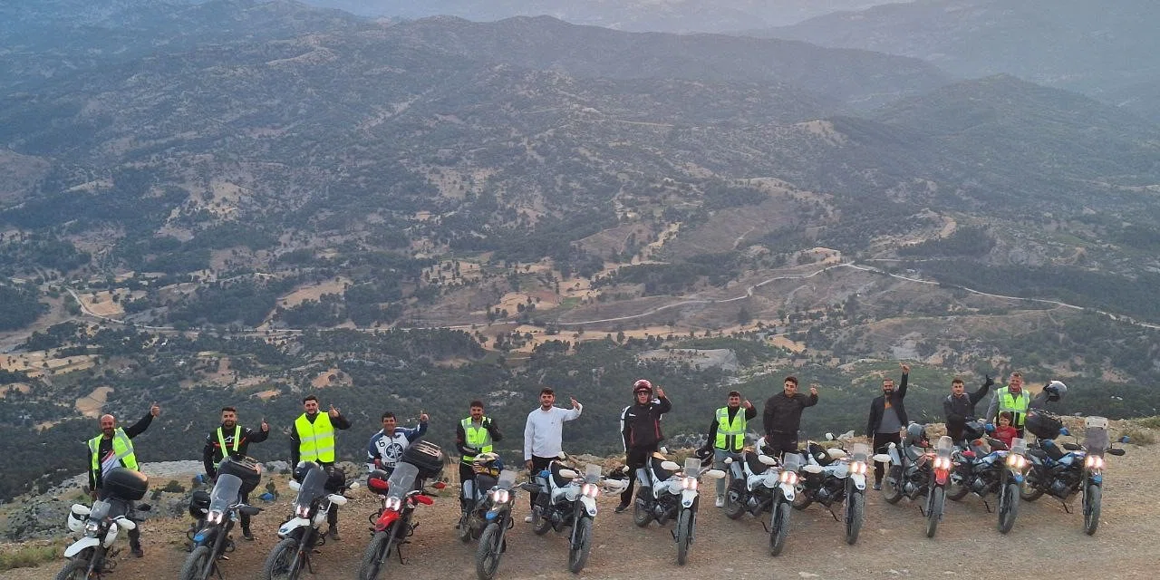 Beyşehir'de geleneksel Köprülü Kanyon Motosiklet Gezisi