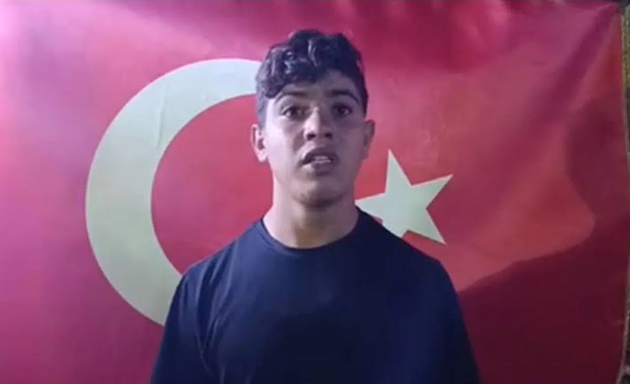 Suriye’de Türk bayrağına saldıran şahıs yakalandı
