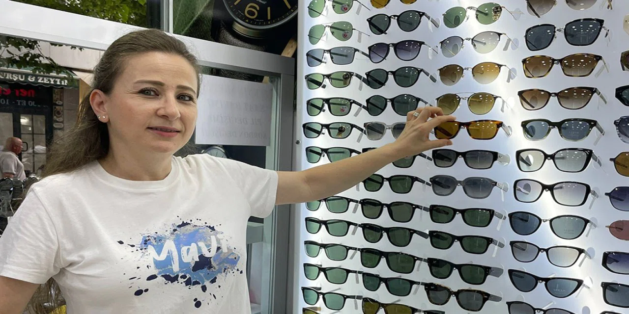 Yazın gelmesiyle birlikte güneş gözlüğü satışları arttı
