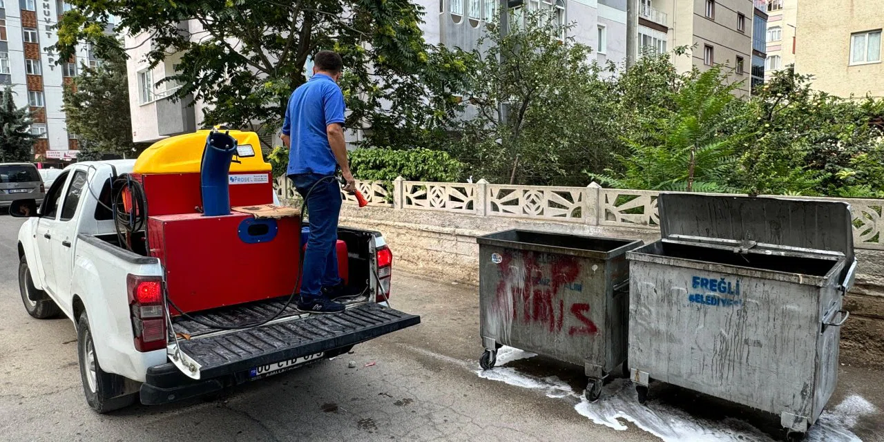 Ereğli Belediyesi’nde çevre temizliği sürüyor