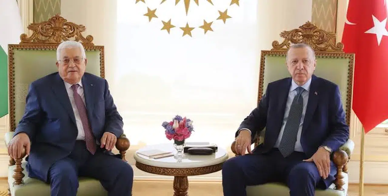 Cumhurbaşkanı Erdoğan ile Filistin Devlet Başkanı Abbas’ın görüşmesi sona erdi