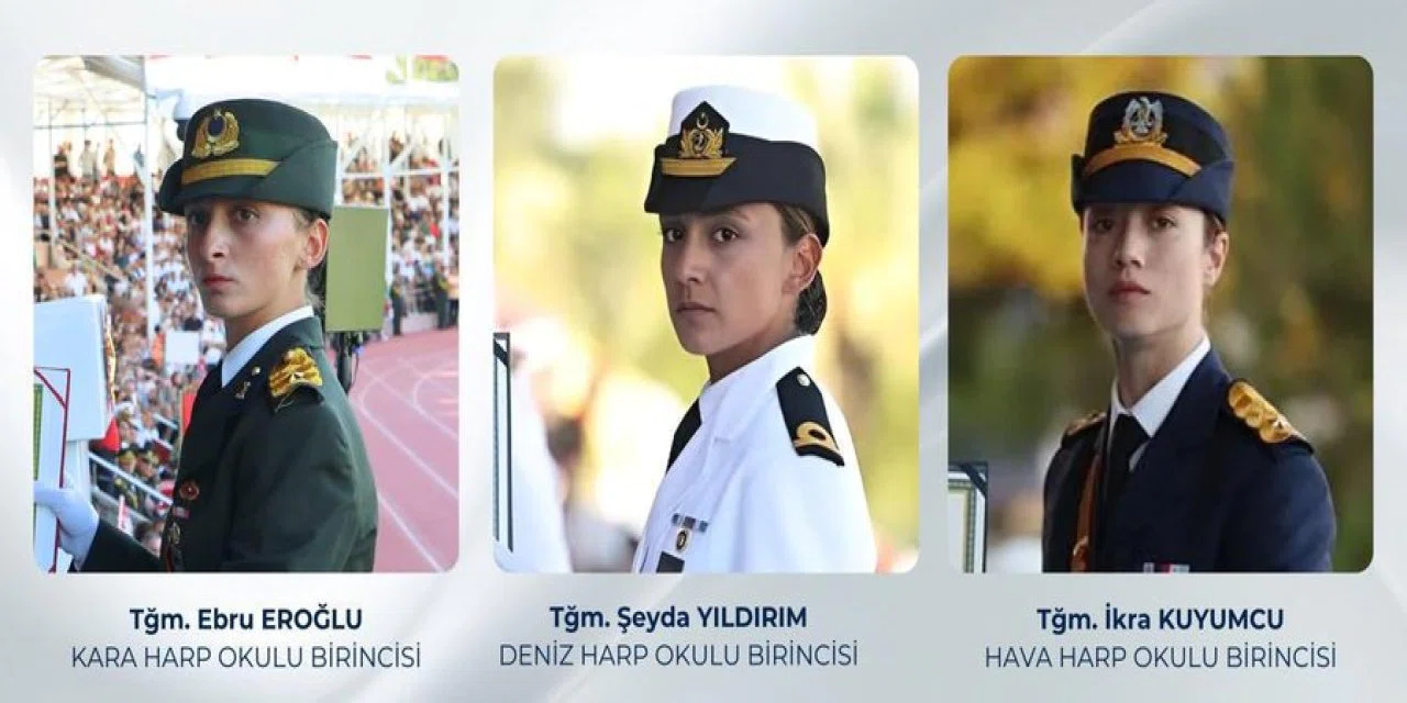 Harp Okullarına Kadın Teğmenler Damga Vurdu