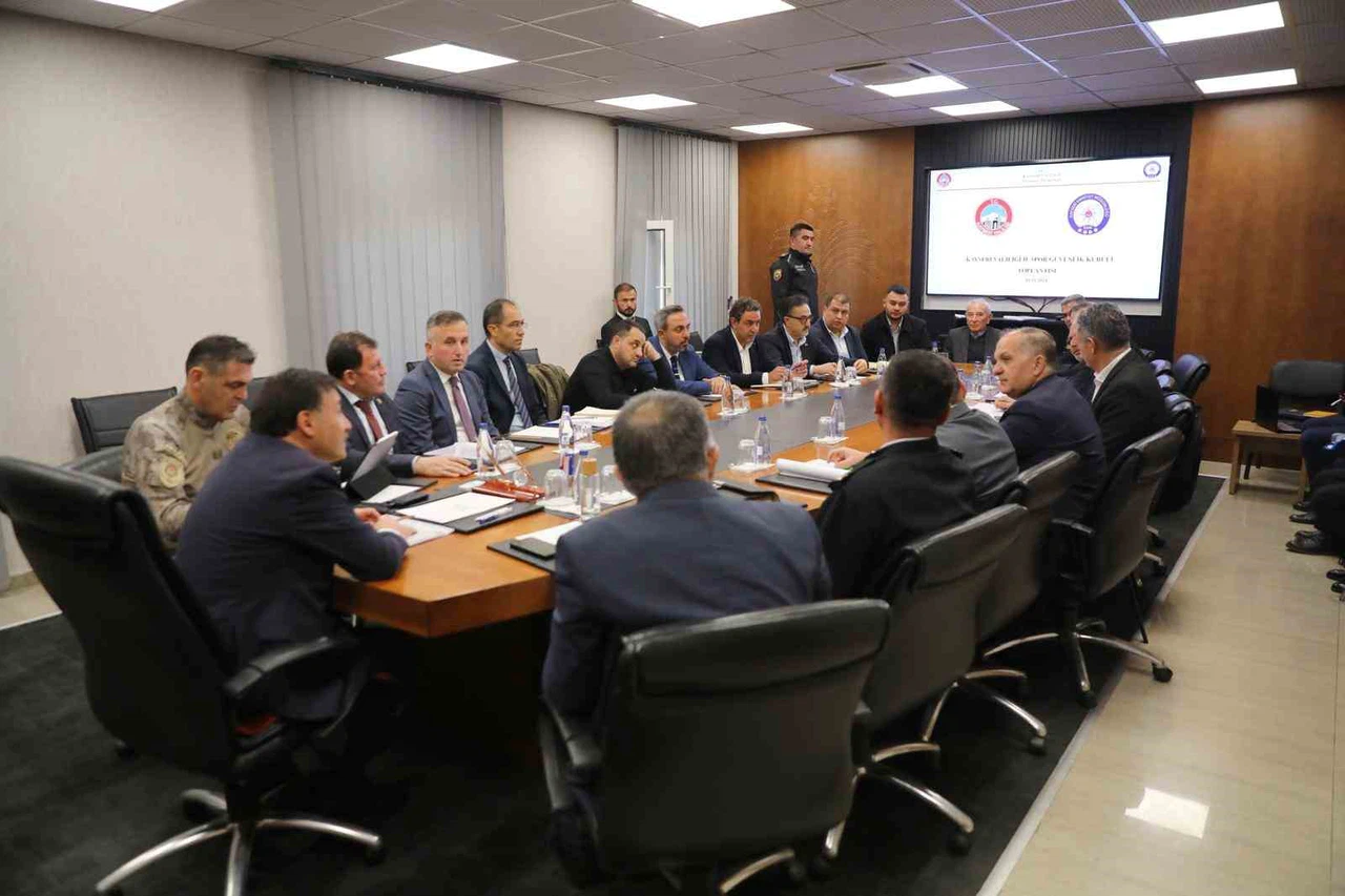 Türkiye - Galler maçının güvenlik toplantısı yapıldı