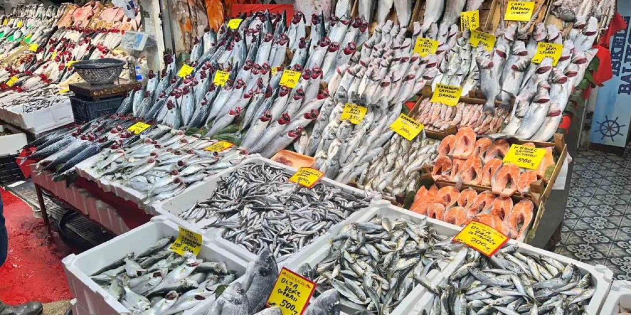 Balık tezgahlarında palamut yerini hamsi ve çinekop bıraktı