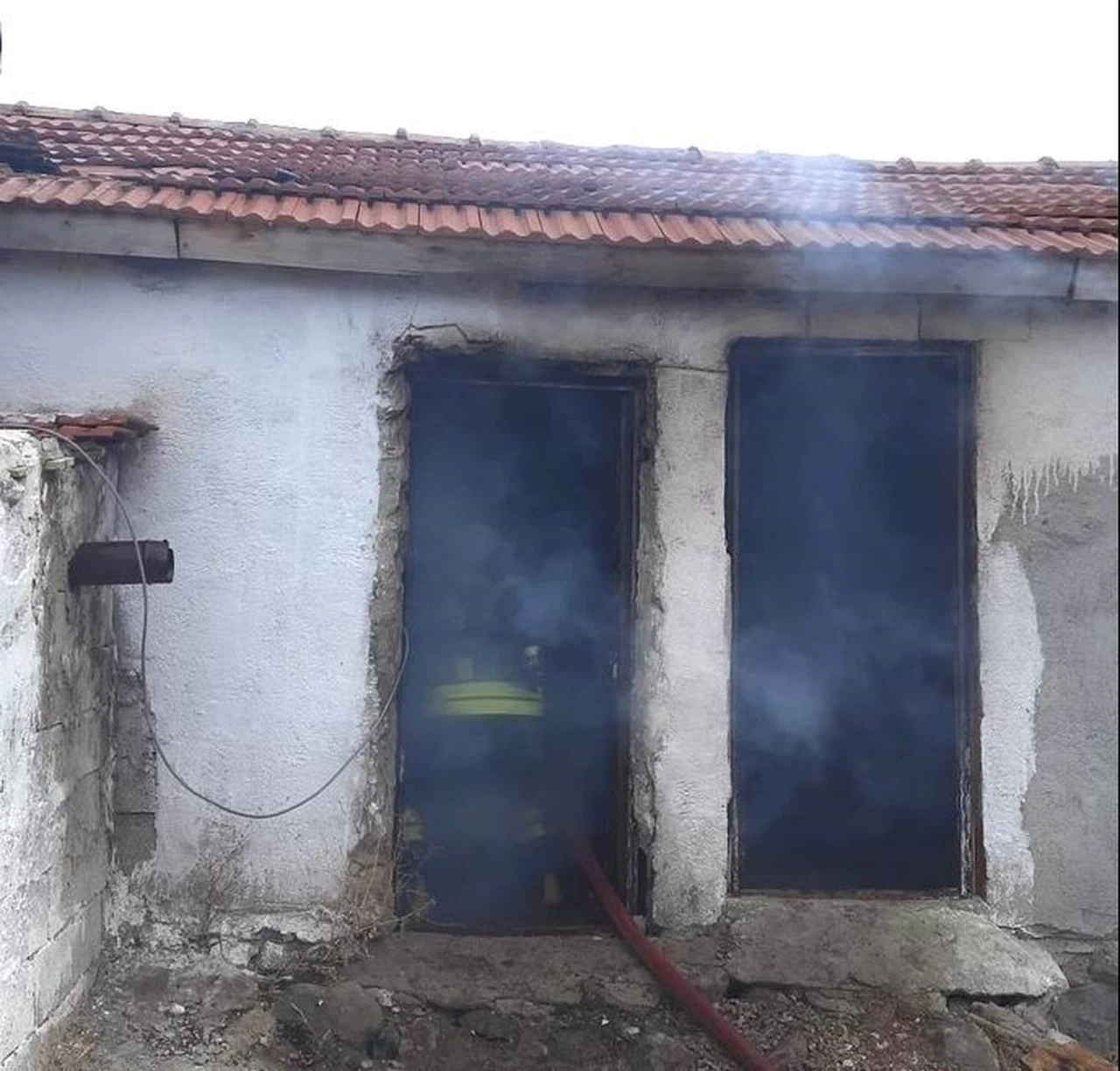 Konya'nın ilçesinde yangın paniği