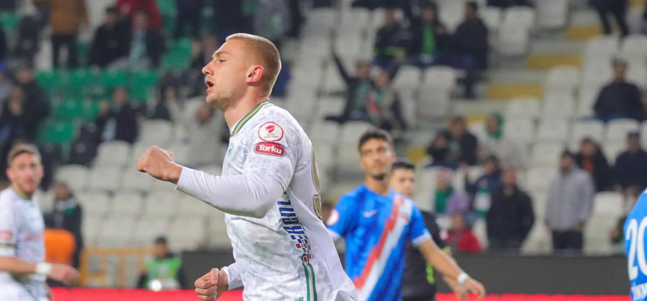 Konyasporlu Kramer’den 11 maç sonra bir ilk!