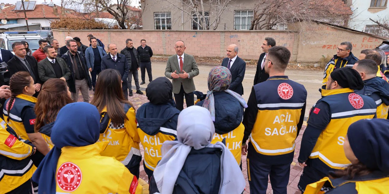 Konya'da sağlıkçılara moral ziyareti
