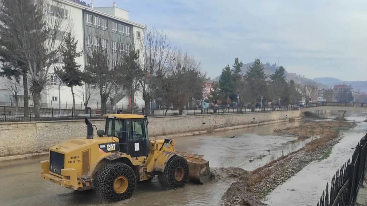 Bozkır'daki çayda kış hazırlıkları