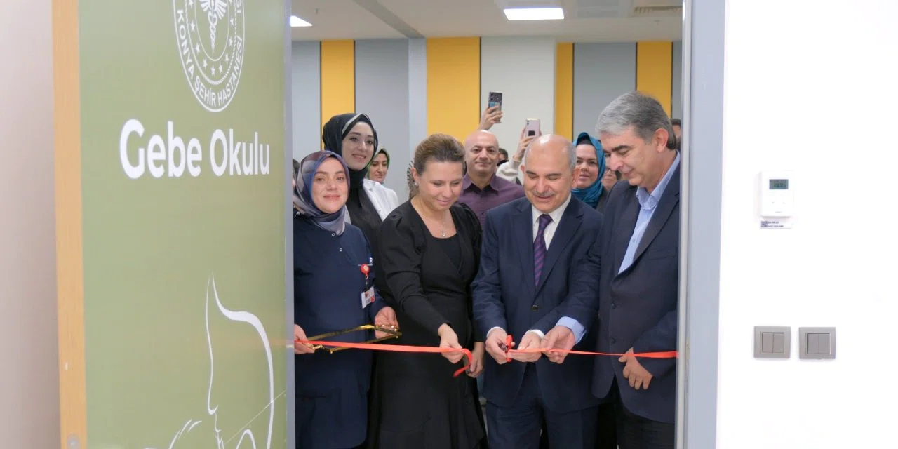 Konya Şehir Hastanesi'nde yenilenen gebe okulu hizmete başladı