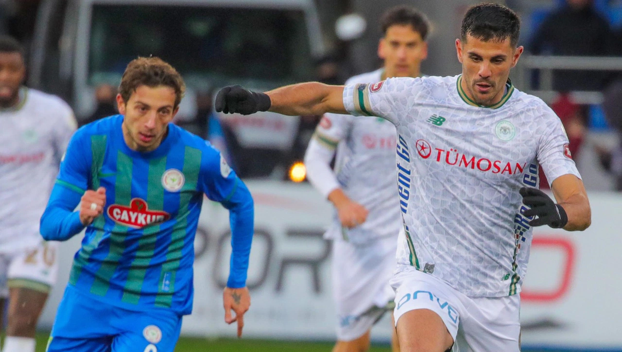 Konyaspor'dan siyah - beyaz film. 1 puanı ikinci yarıda aldı