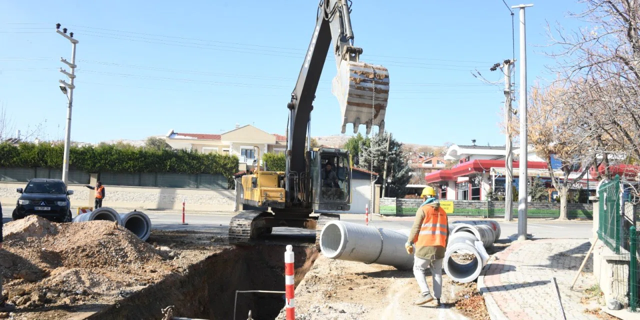 Konya'da yeni su ve kanalizasyon hatları kuruluyor