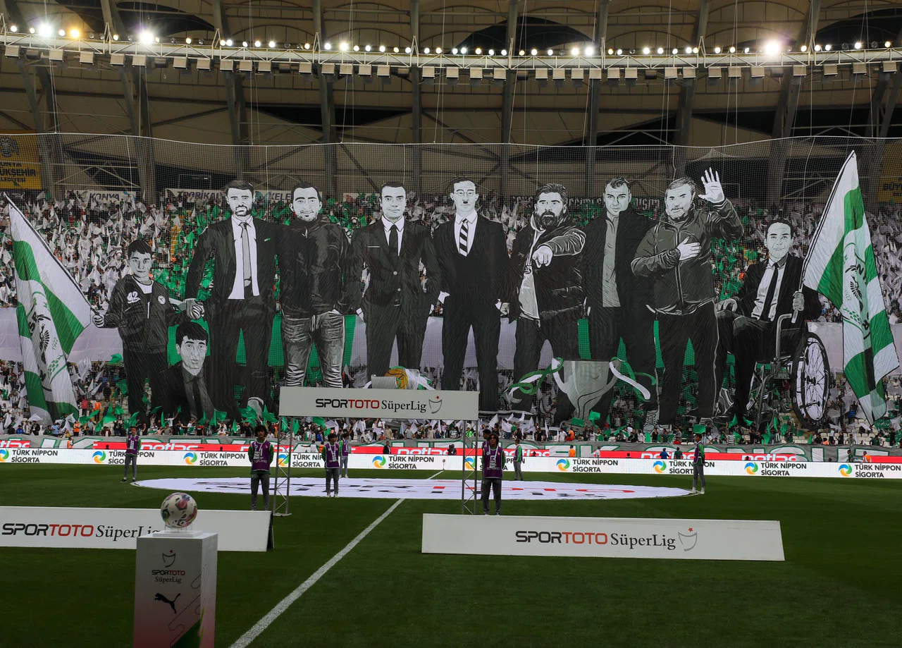 Konyaspor taraftarından sürpriz koreografi hazırlığı