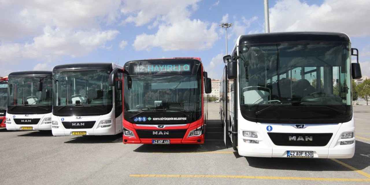 Konya'da merak edilen otobüs hattı kiralanıyor. İlçeler arası taşımacılık yapacak