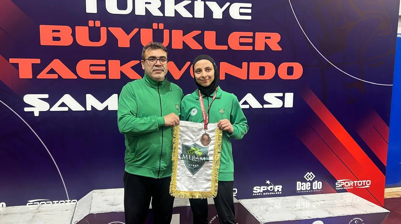 Meram’ın milli gururu Saliha Türkiye 3’nüsü oldu