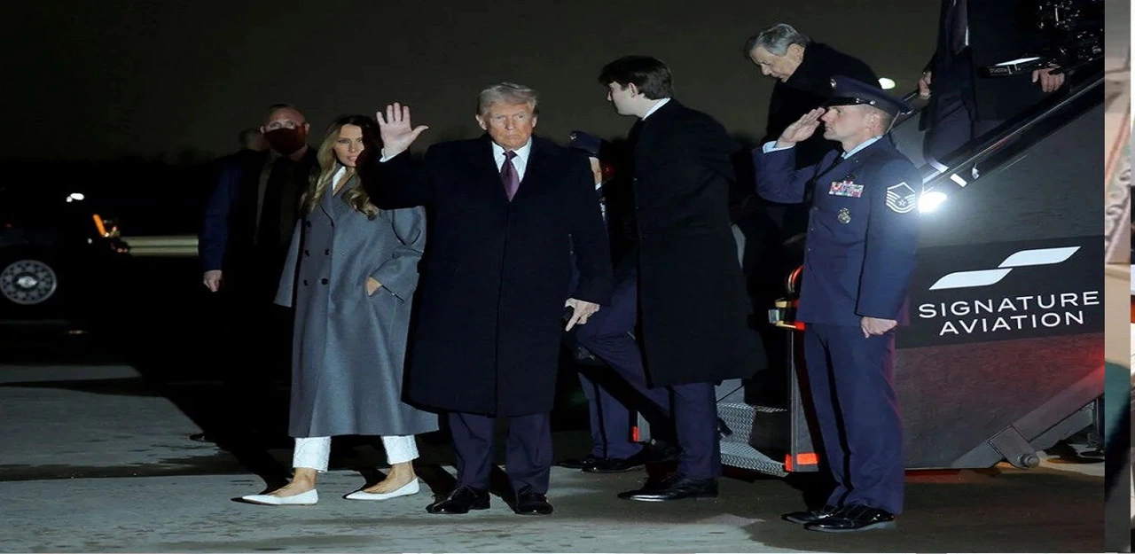 ABD'de yemin töreni hazırlığı: Trump ve ailesi Washington'a gitti