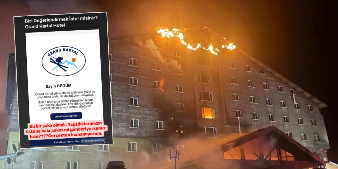 78 kişi hayattan koptu, otelden pişkince mesaj