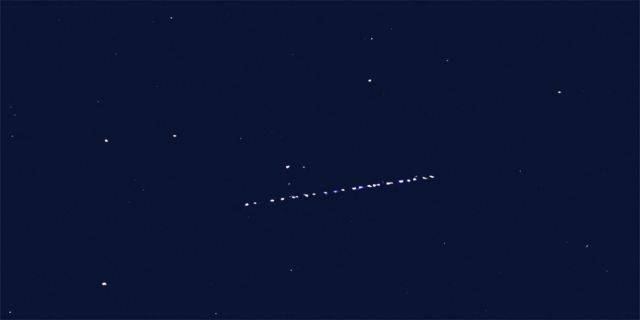 Starlink uyduları Bitlis semalarında görüldü