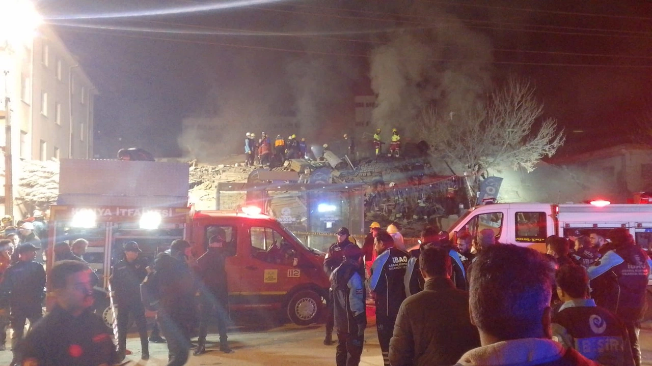 Cumhurbaşkanlığı İletişim Başkanlığı‘ndan Konya’da çöken binayla ilgili açıklama