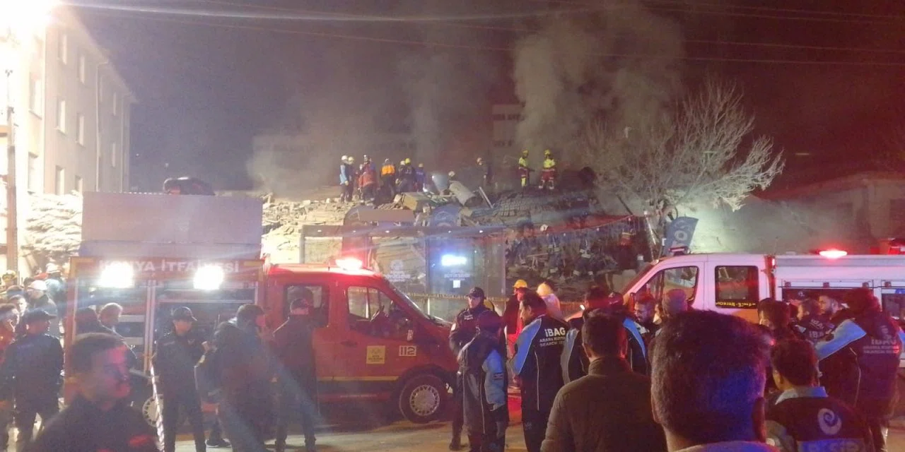 Konya 21 yıl sonra aynı kaderi yaşadı. Facia Zümrüt Apartmanını hatırlattı