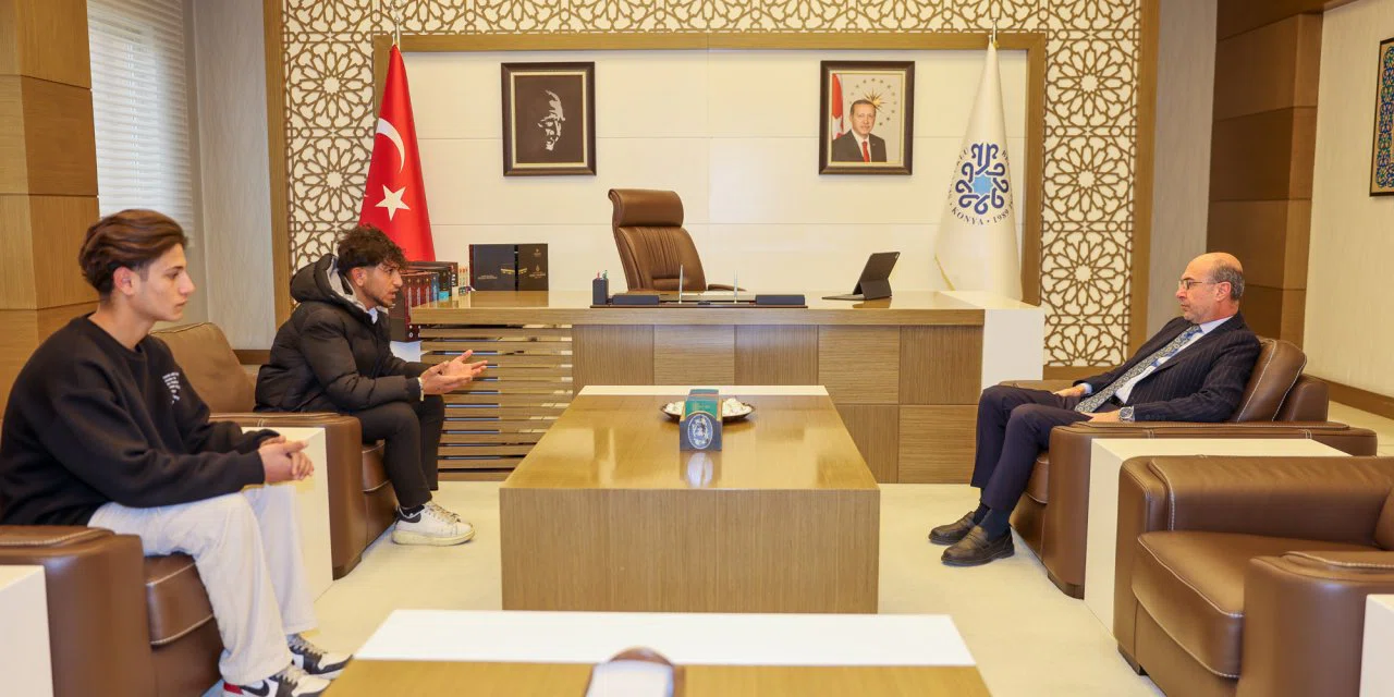 Yıkılan binada felaketi önleyen Ali, Başkan Pekyatırmacı ile buluştu