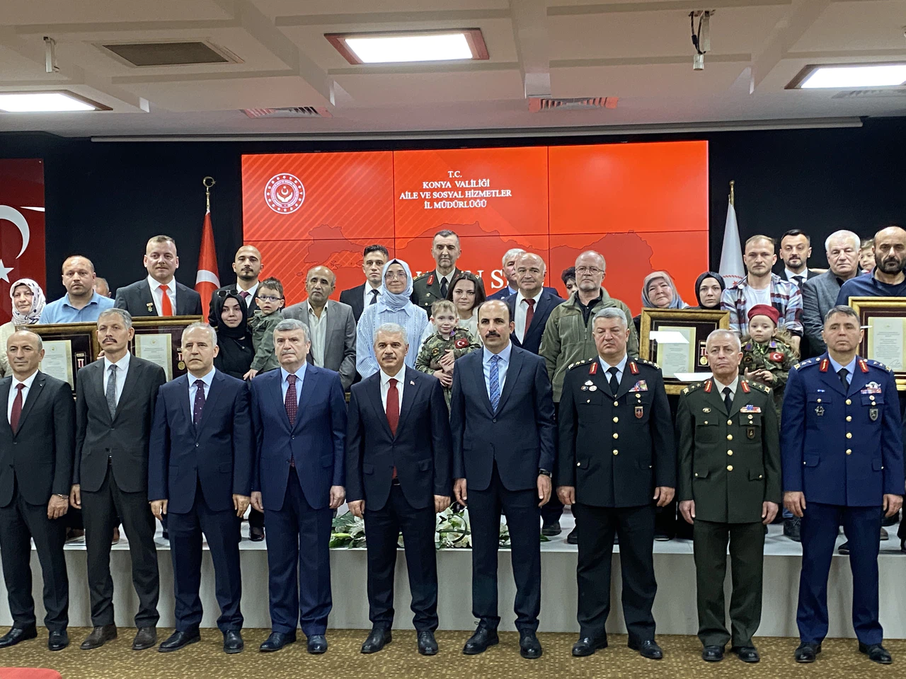 Konya'da Devlet Övünç Madalyası Tevcih Töreni düzenlendi