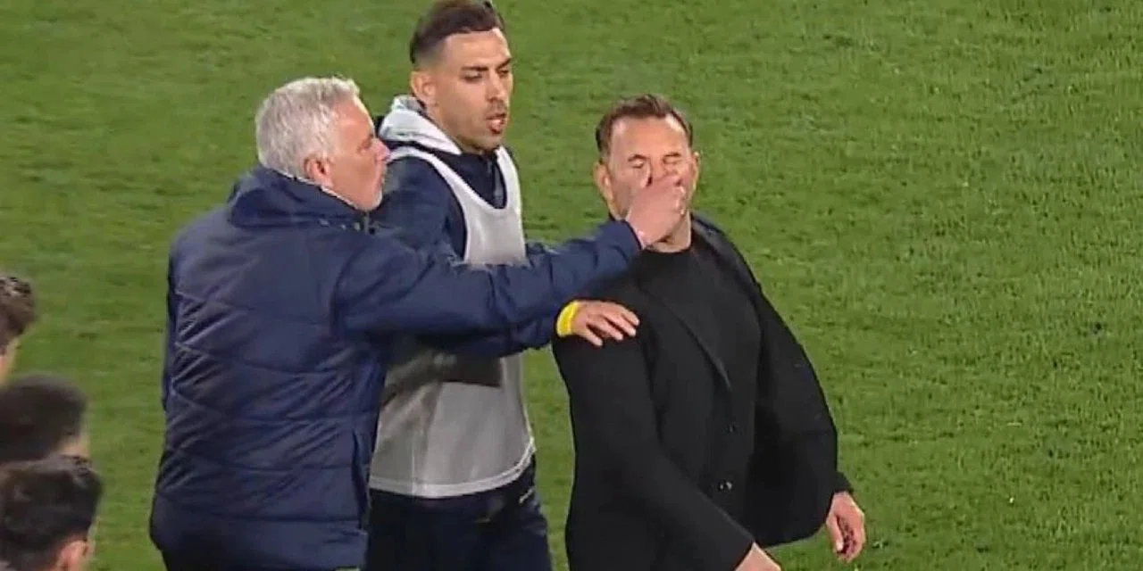 Mourinho, Okan Buruk'un burnunu neden sıktı? Konuşma ortaya çıktı