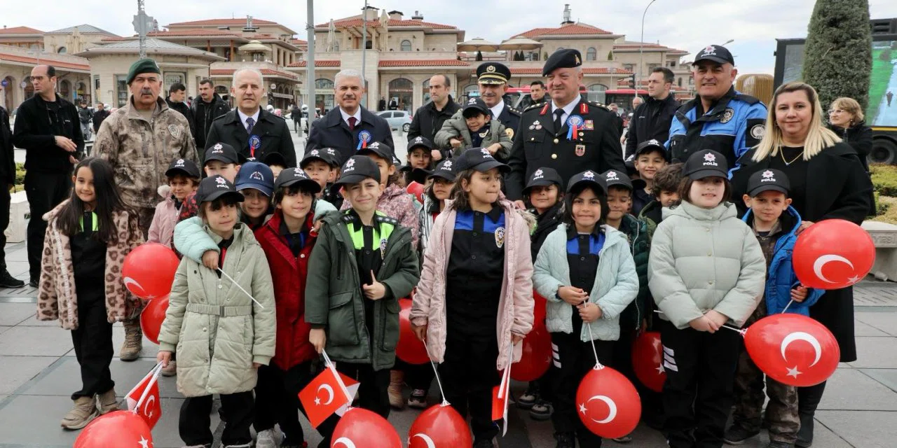 Konya'da Türk Polis Teşkilatı'nın 180. kuruluş yıl dönümü kutlandı