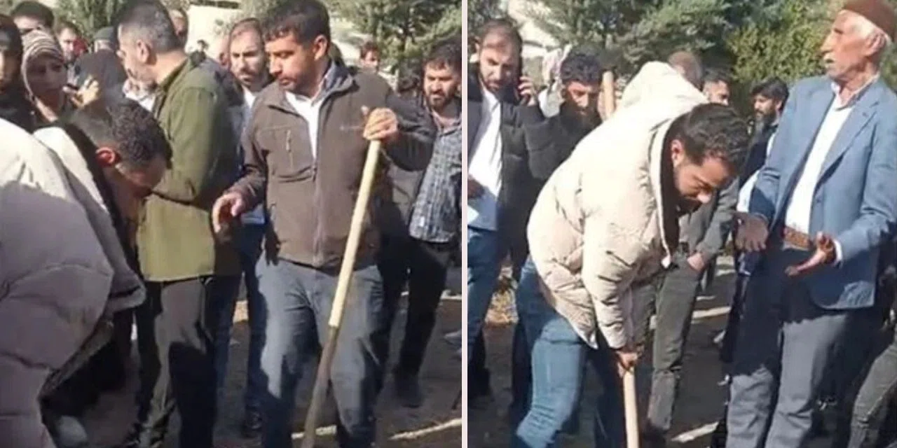 Siirt’te, mezardan ses gelince mezar açıldı