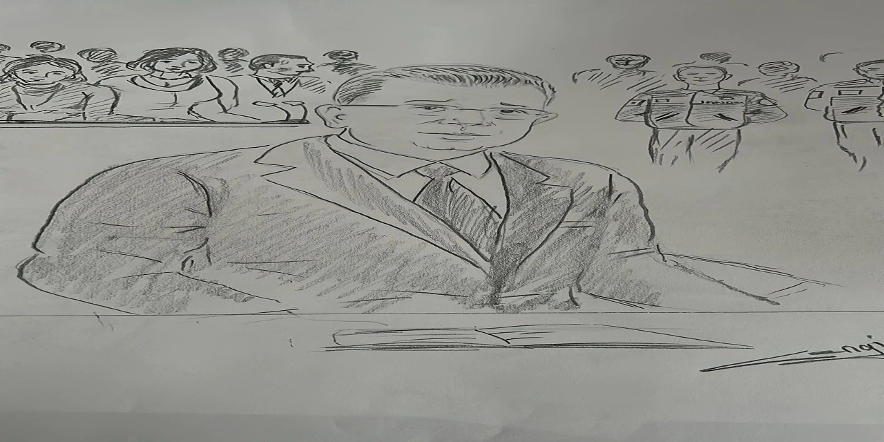 Adliye ressamından Ekrem İmamoğlu resmi!
