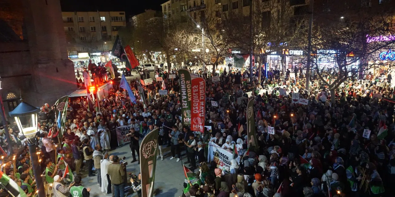 Gazze’nin Acısı, Konya’da Yankılandı. Şehitler dualarla anıldı