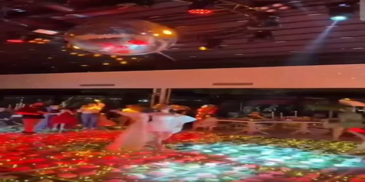 Düğün salonunda 'disko topu' faciası!