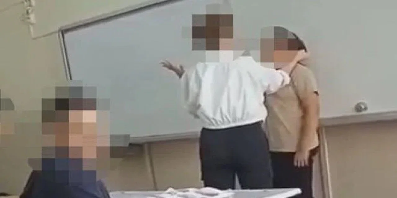 Okulda öğretmenden öğrenciye şiddet