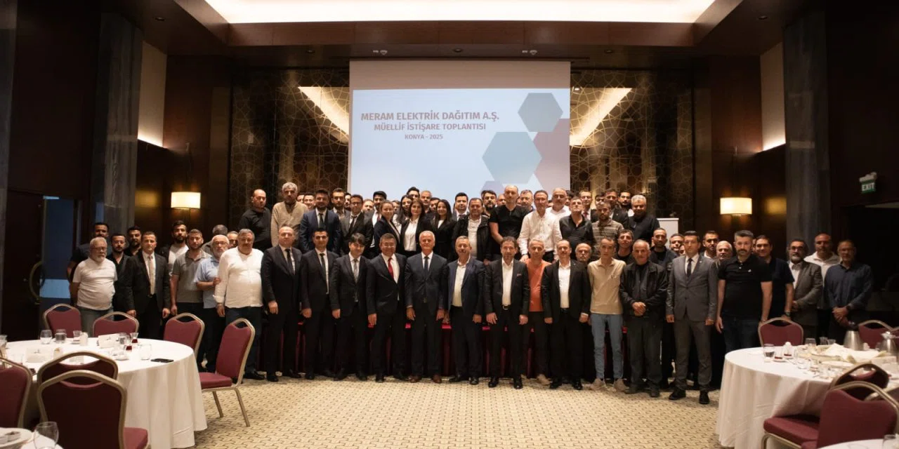 MEDAŞ Konya'da bulunan elektrikçilerle bir araya geldi