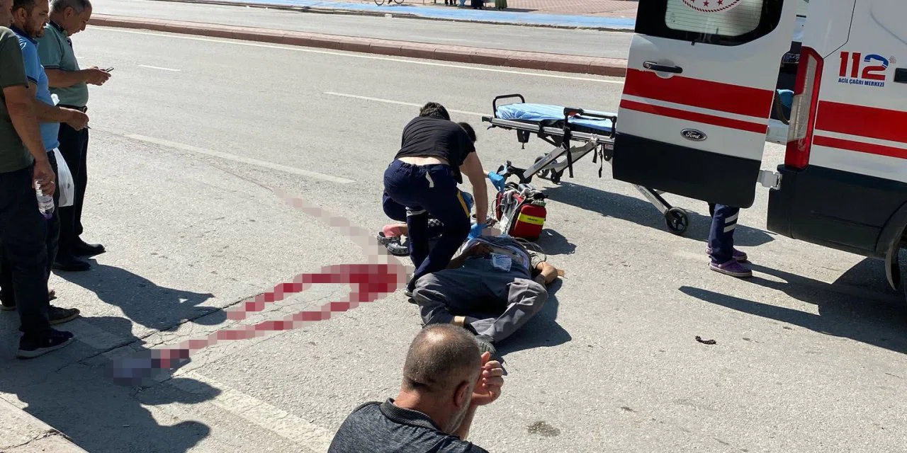Konya'da gerçekleşen ölümlü bisiklet kazasının görüntüleri ortaya çıktı