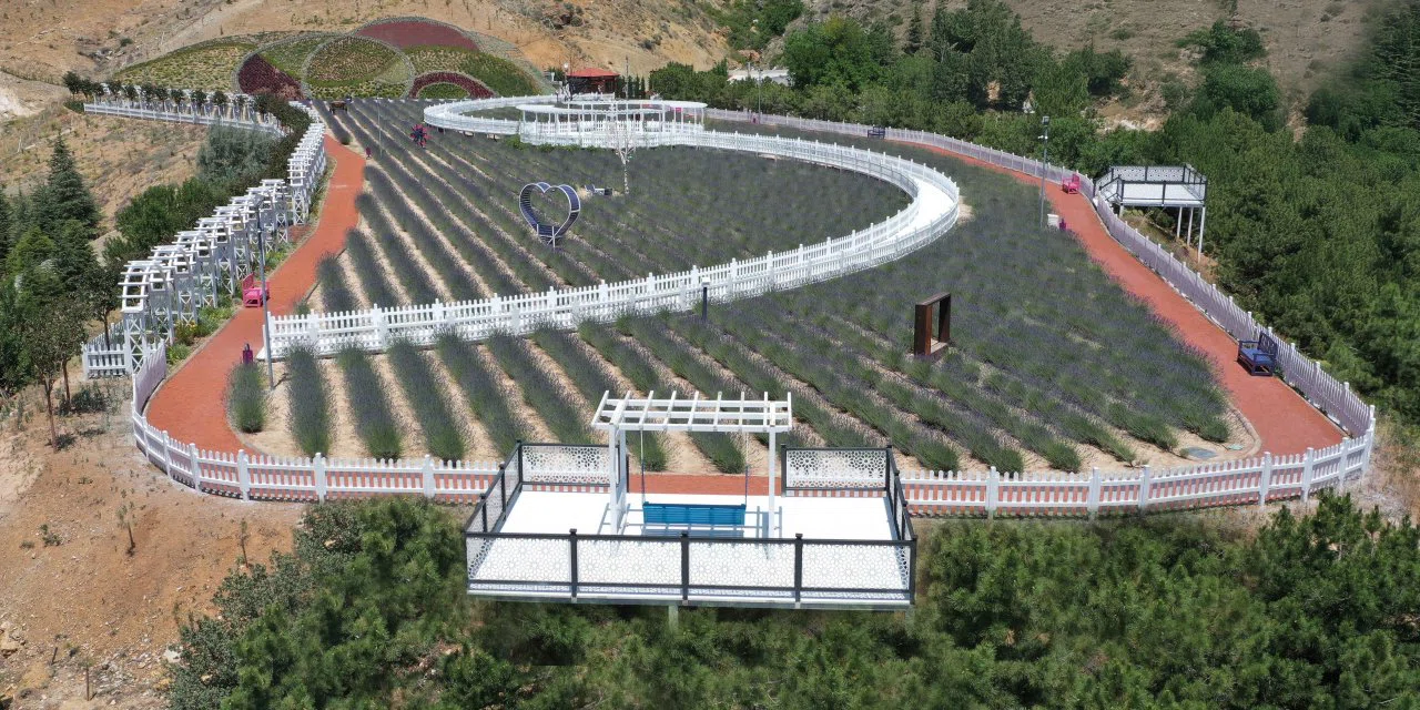 Konya'nın bu bahçesinde görsel şölen var. Yaz aylarının gözdesi olacak