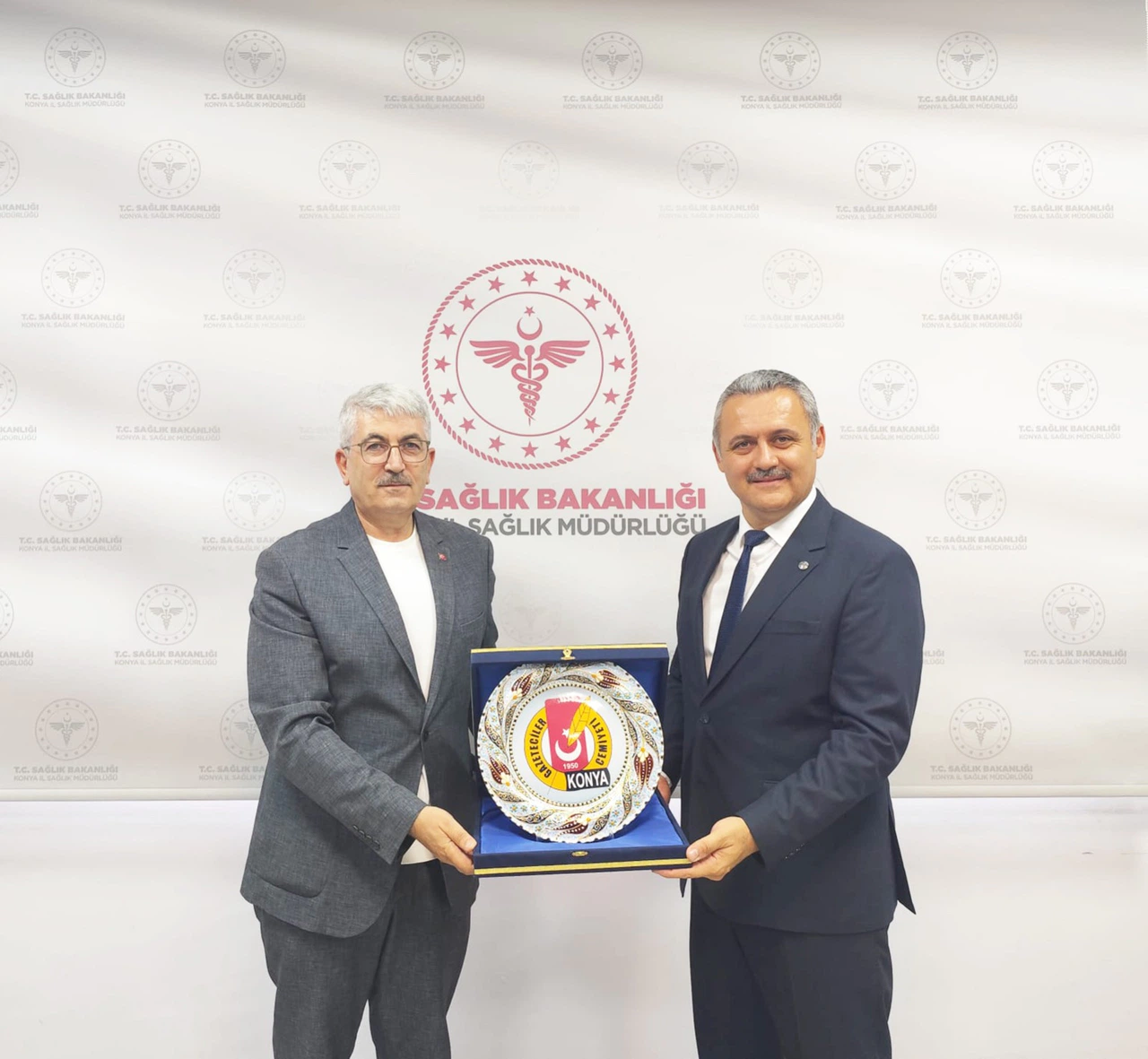 Gazeteciler Cemiyetinden yeni Sağlık Müdürü Yavuz’a ziyaret
