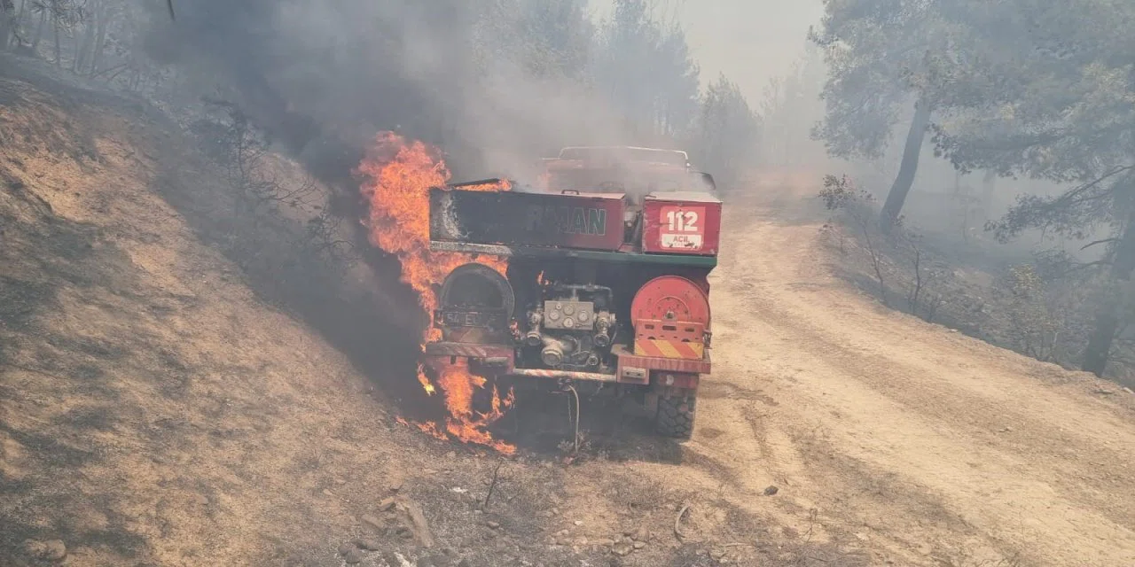 Sakarya'daki yangında felakete ramak kaldı