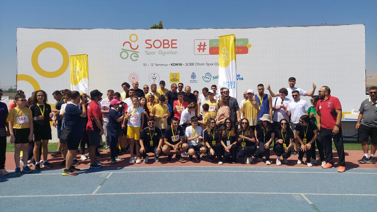 Konya’da SOBE rüzgârı. Otizme sporla farkındalık