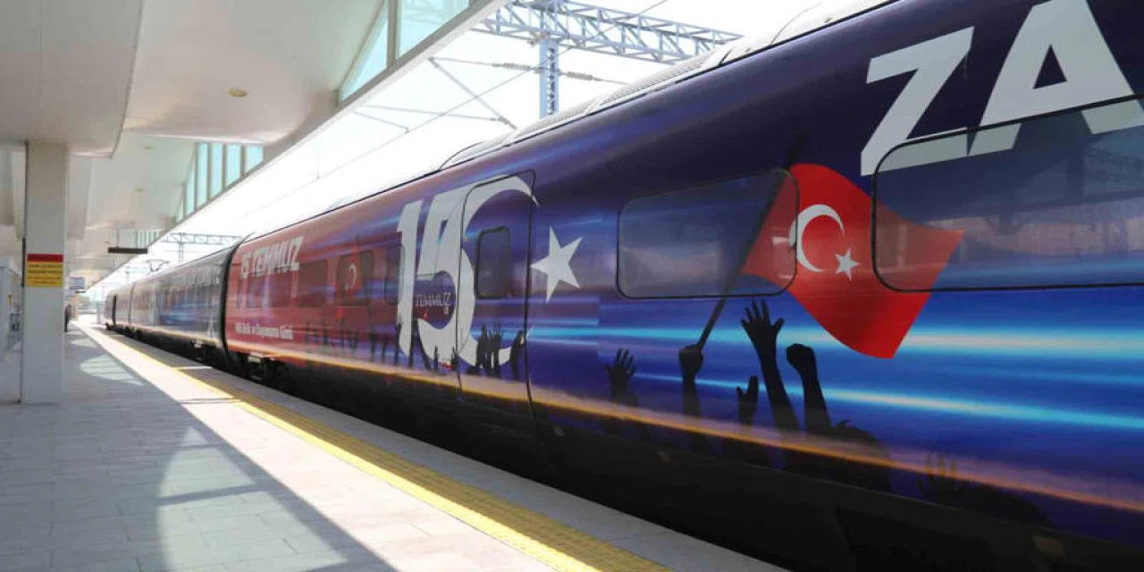 100 bin yolcu taşıyacak olan 15 Temmuz Demokrasi ve Milli Birlik Treni Konya'ya geliyor
